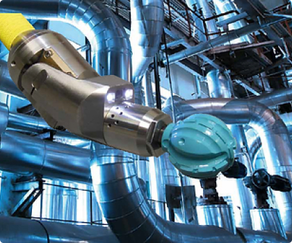 Выполнение фрезерных работ в непроходных трубопроводах и стояках многоквартирных домов